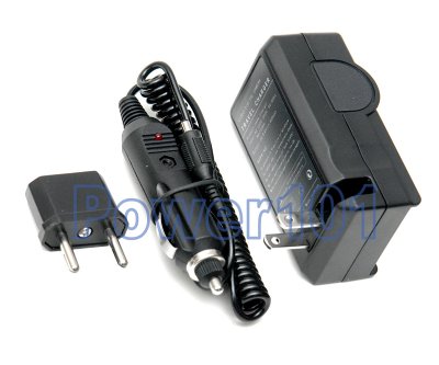 Compact Charger for FujiFilm NP-80 +euro +car