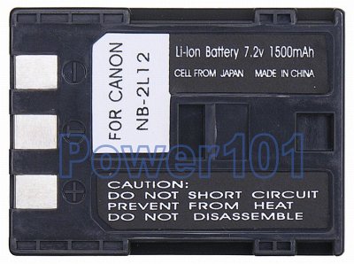 BP-2L12 battery for Canon Li-Ion 7.2V 1500mAh