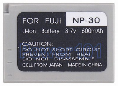 NP-30 battery for FujiFilm Li-Ion 3.7V 600mAh