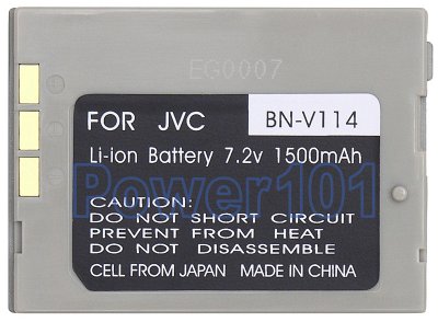 BN-V114 battery for JVC Li-Ion 7.2V 1500mAh