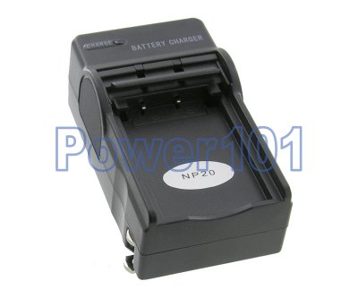 Compact Charger for Casio NP-20 +euro +car