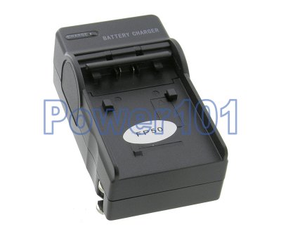 Compact Charger for Sony FP50 FP70 FP90 +euro +car