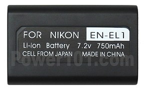 EN-EL1 battery for Nikon Li-Ion 7.2V 750mAh