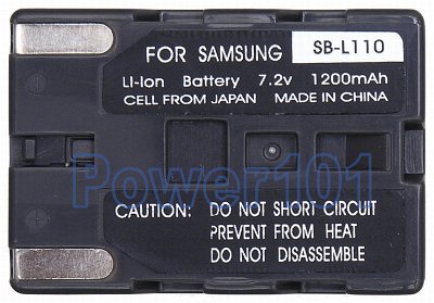 SB-L110 battery for Samsung Li-Ion 7.4V 1200mAh
