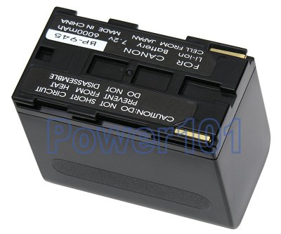 BP-945 battery for Canon Li-Ion 7.2V 6000mAh
