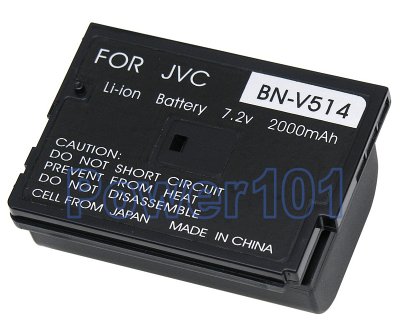 BN-V514 battery for JVC Li-Ion 7.2V 2000mAh black