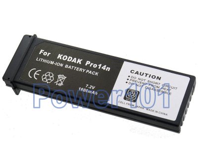 Pro14n battery for Kodak SLRs Li-Ion 7.2V 1600mAh