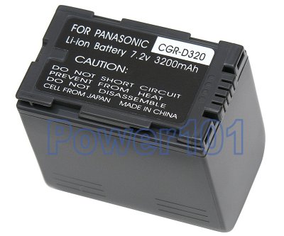 CGR-D320 battery for Panasonic Li-Ion 7.2V 3200mAh