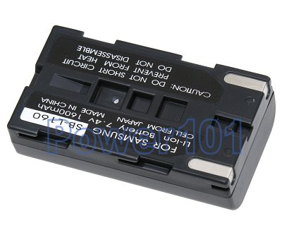 SB-L160 battery for Samsung Li-Ion 7.4V 1600mAh