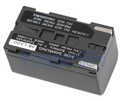 SB-L320 battery for Samsung Li-Ion 7.4V 3200mAh