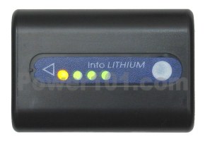 NP-QM71D battery for Sony Li-Ion 7.2V 2800mAh WITH LED