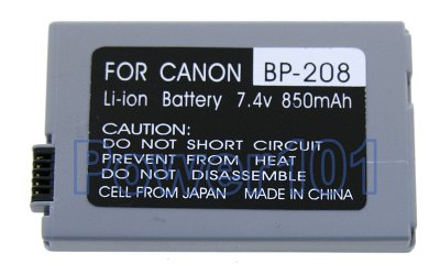 Canon BP208 camcorder battery