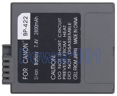 Canon MV3I BP-422 Camcorder Battery