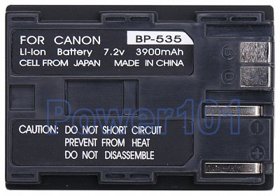 Canon FVM10 BP-535 Camcorder Battery