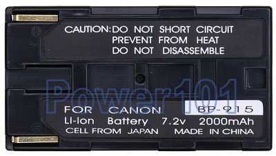 Canon ES5000 BP-915 Camcorder Battery