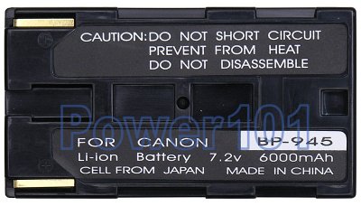 Canon ES8100V BP-945 Camcorder Battery