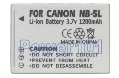 Canon Digital Ixus 960 IS NB-5L Camera Battery