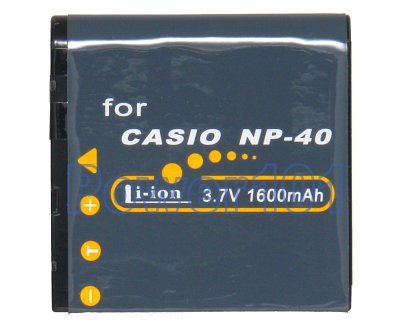 Casio Exilim Z-1000 NP-40 Camera Battery