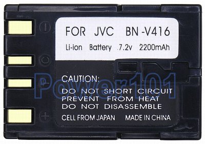 JVC GR-D201 BN-V416 Camcorder Battery