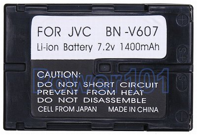 BN-V607 battery for JVC Li-Ion 7.2V 1400mAh