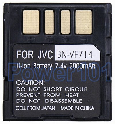 BN-VF714 battery for JVC Li-Ion 7.4V 2000mAh