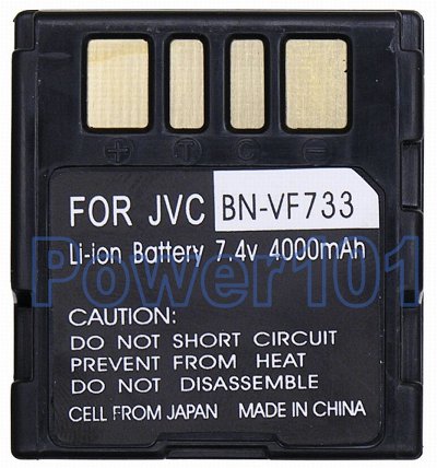 BN-VF733 battery for JVC Li-Ion 7.4V 4000mAh