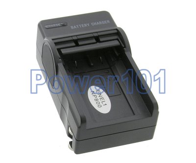 Compact Charger for Nikon EN-EL1 +euro +car