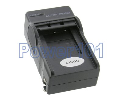 Compact Charger for Olympus Li-30B +euro +car