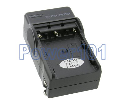 Compact Charger for Sony FM30 FM50 QM71 +euro +car
