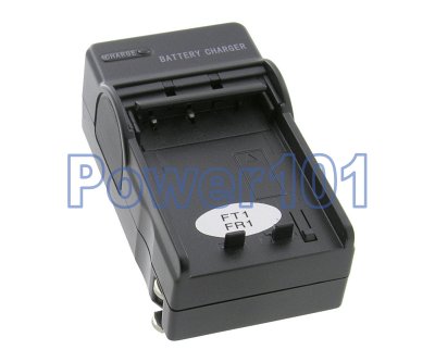 Compact Charger for Sony NP-FR1 NP-FT1 +euro +car