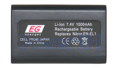 Nikon ENEL1 camera battery