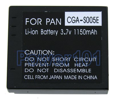 CGA-S005 battery for Panasonic Li-Ion 3.7V 1150mAh