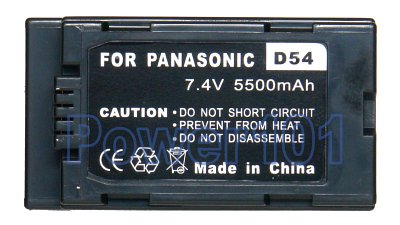 CGR-D54 battery for Panasonic Li-Ion 7.4V 5500mAh