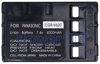 CGR-V620 battery for Panasonic Li-Ion 7.2V 4000mAh