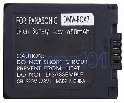 Panasonic CGAS001 camera battery