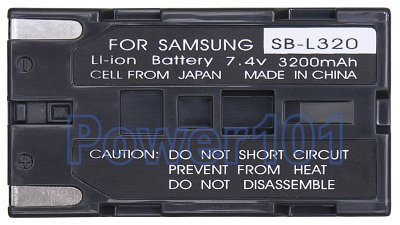 SB-L320 battery for Samsung Li-Ion 7.4V 3200mAh
