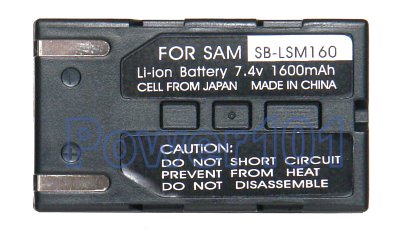 SB-LSM160 battery for Samsung Li-Ion 7.4V 1600mAh