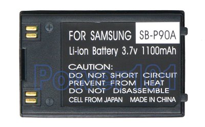 SB-P90A battery for Samsung Li-Ion 3.7V 1100mAh