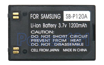 SB-P120A battery for Samsung Li-Ion 3.7V 1200mAh