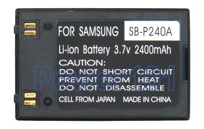 Samsung SBP180 camcorder battery