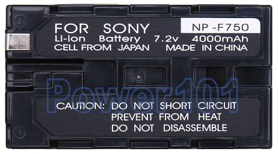 Sony CCD-TR18 NP-F750 Camcorder Battery