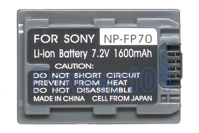 Sony NPFP70D camcorder battery