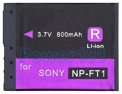 NP-FT1 battery for Sony Li-Ion 3.7V 800mAh