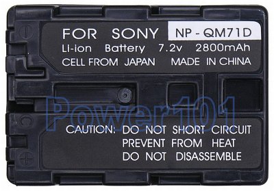 Sony CCD-TR108 NP-QM71D Camcorder Battery