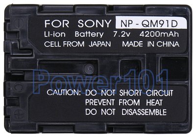 Sony CCD-TRV126 NP-QM91D Camcorder Battery