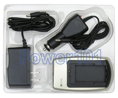 Charger for Casio NB-L7 Pan CGA-S006 +car