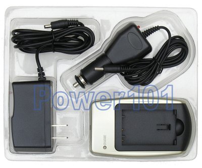 Charger for Sony NP-FT1 and NP-FR1 +car