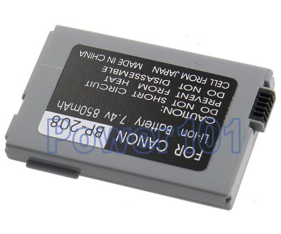 Canon MVX1 SI BP-208 Camcorder Battery