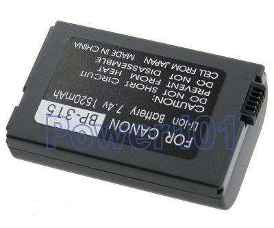 Canon HV10 BP-315 Camcorder Battery