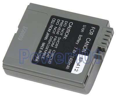 Canon MV3 MC BP-412 Camcorder Battery